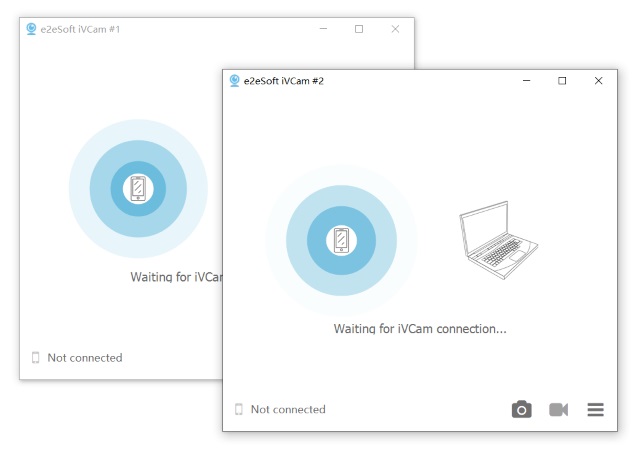 Multiple instances of iVCam E2ESOFT
